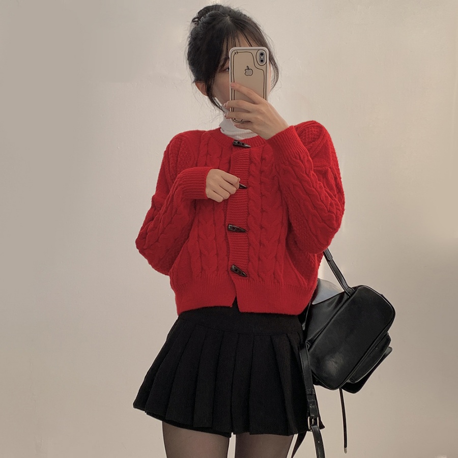 당일출고✨후기극찬!-클래식 케이블 꽈배기 떡볶이 니트가디건3color -메종스튜디오 더플가디건 더플코트 채도내린가디건 상세 이미지 5