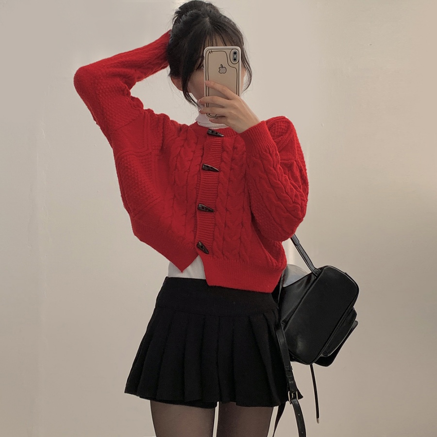 당일출고✨후기극찬!-클래식 케이블 꽈배기 떡볶이 니트가디건3color -메종스튜디오 더플가디건 더플코트 채도내린가디건 상세 이미지 6